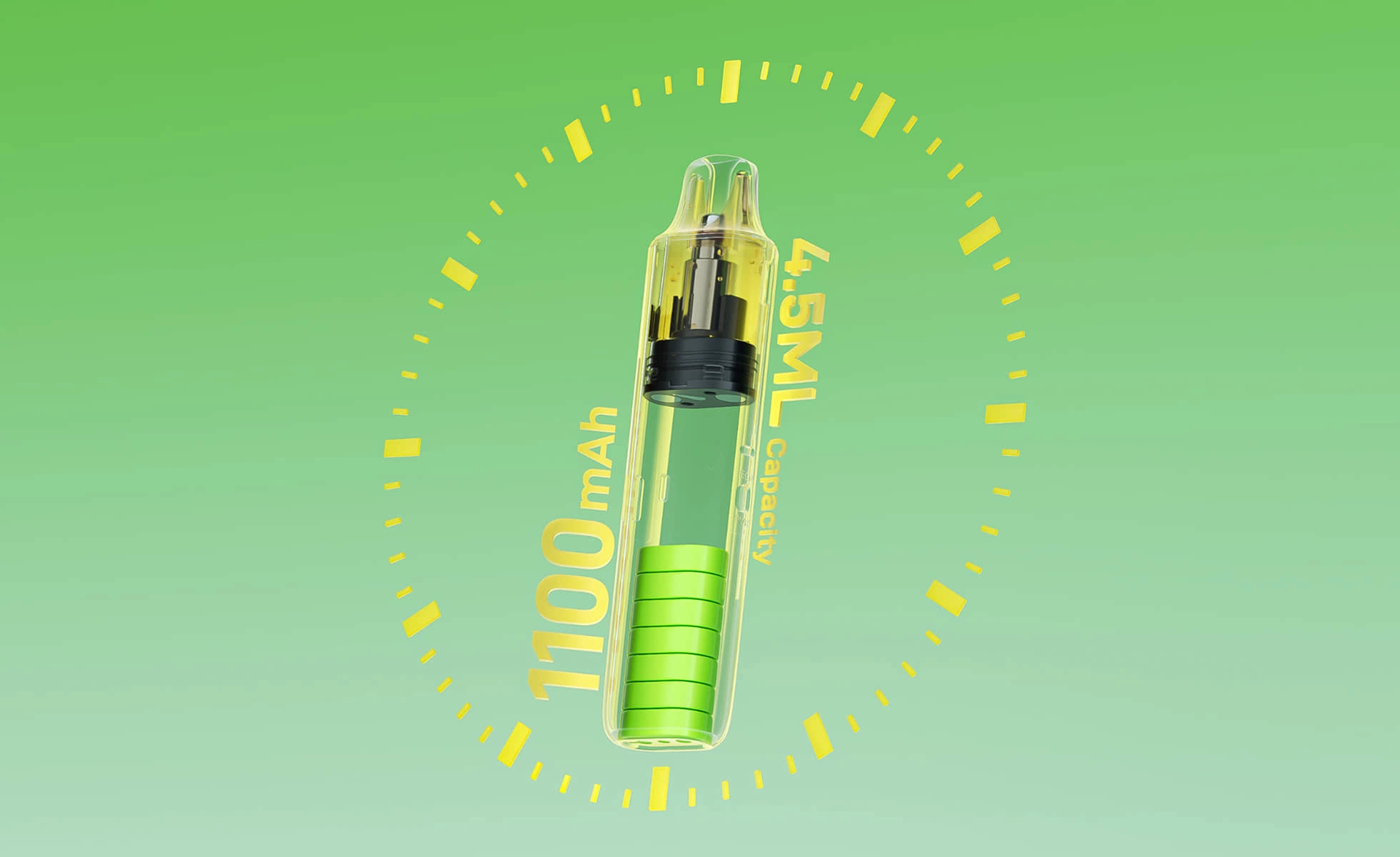 Vaporesso Vibe Nano, 1100 mAh, capacidad de 4,5 ml.