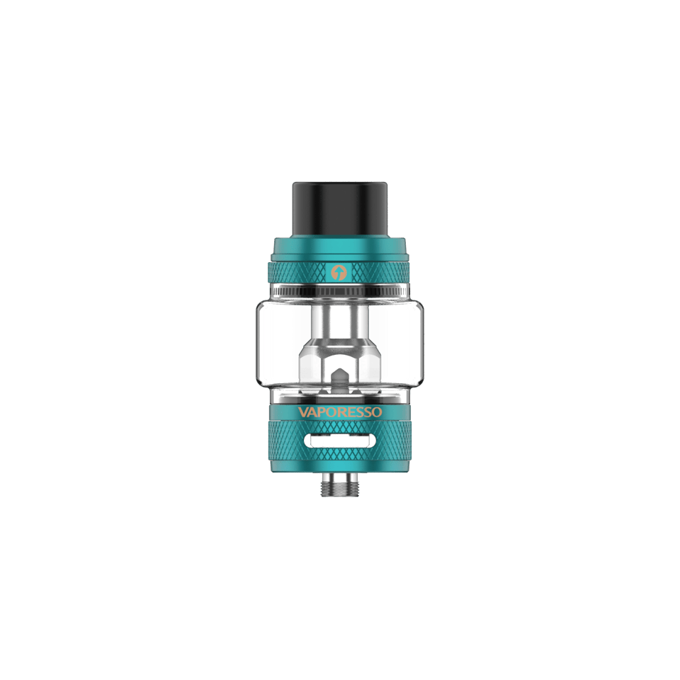 Tanque Vaporesso NRG-S: un tanque sub-ohm de gran capacidad compatible con la serie de resistencias GT, que cuenta con un práctico diseño de llenado deslizante para producir grandes nubes de vapor.