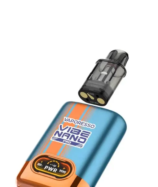 The VAPORESSO VIBE Nano Pro, powered by the smart and powerful AXON Chip, delivering consistent best flavor vapes from your starter vape kit.