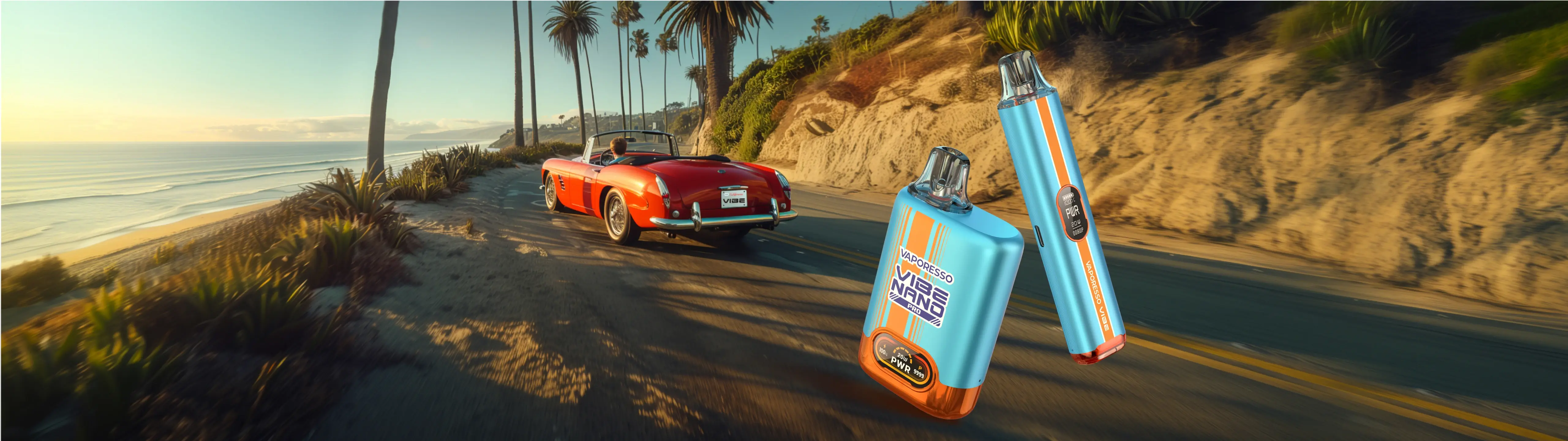 VAPORESSO VIBE Series pod vape – best vape for beginners featuring open pod system design and dual mesh coils for enhanced flavor vaping.