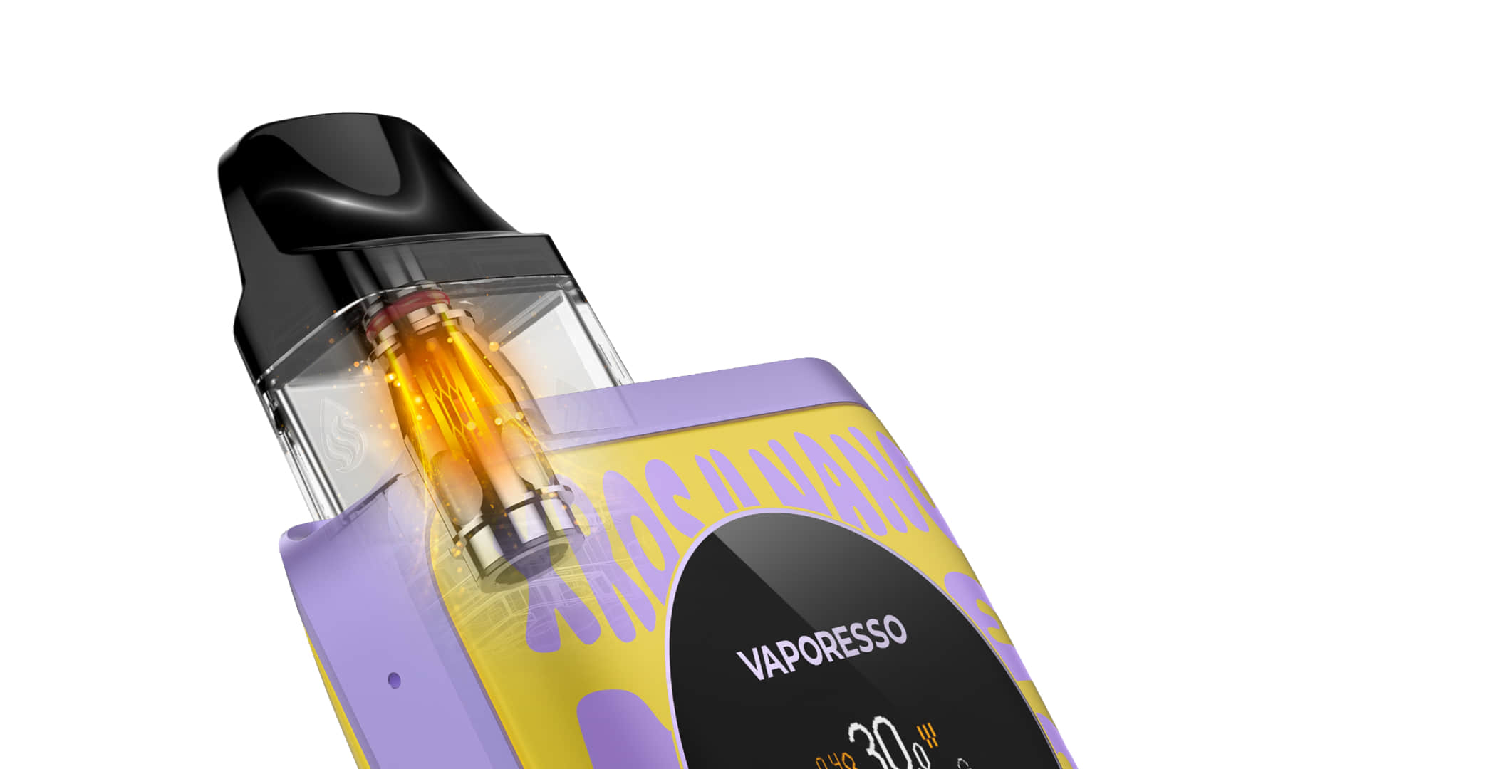 An infographic showing the Vaporesso XROS 4 NANO's simple multi-click controls. This intuitive system makes it the best mtl vape kit, allowing easy adjustment of power, settings, and locking for a perfect mouth to lung vape.