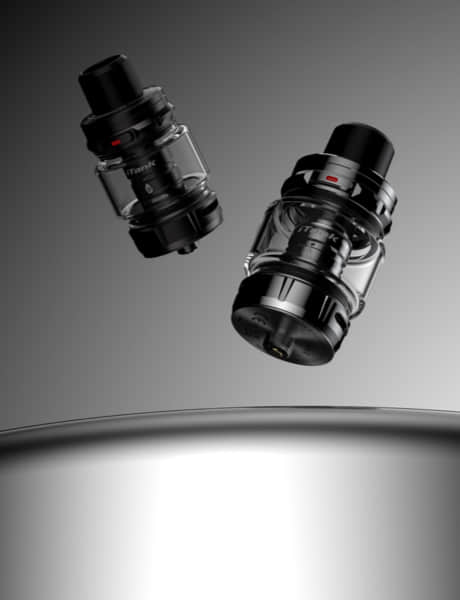 El atomizador sub-ohm VAPORESSO iTank T cuenta con un diseño de llenado superior de 6 ml, flujo de aire superior ajustable con precisión, sistema antifugas y tecnología de resistencia de malla COREX 2.0 para vapeo DTL.