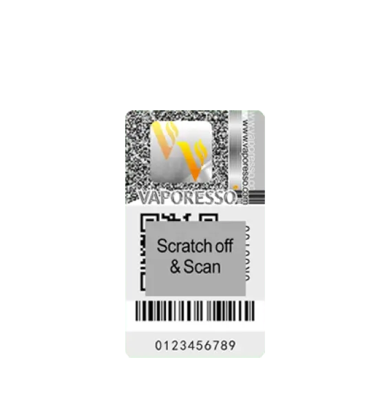 vaporesso product anti-counterfeiting verification